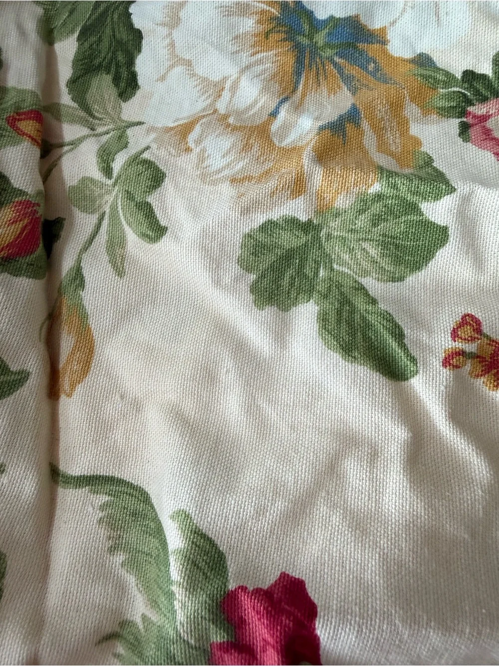 (2) Vintage Floral Pillow Covers Ralph Lauren Inspired 18” x 18” - COVER ONLY